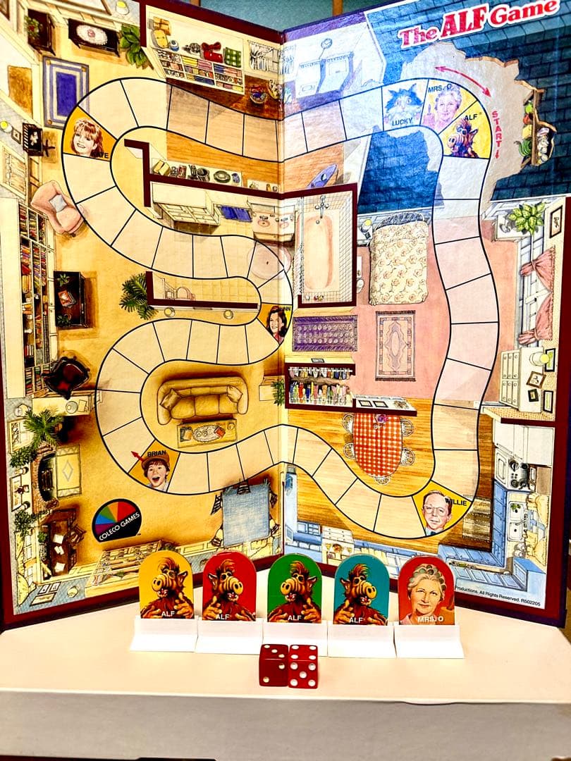 希少]The ALF Game アルフのボードゲーム コレコ社ヴィンテージ - メルカリ