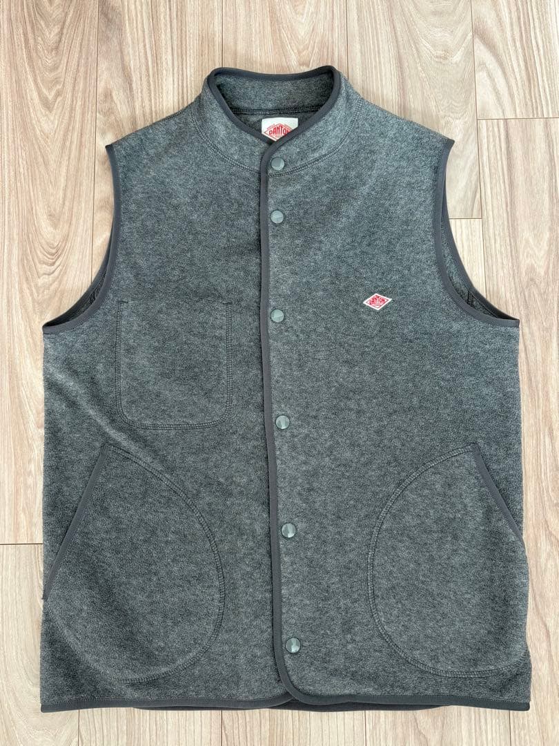 DANTON ダントン フリース ベスト グレー 40 DANTON（ダントン）の「＜DANTON（ダントン）＞ FLEECE VEST/ベスト