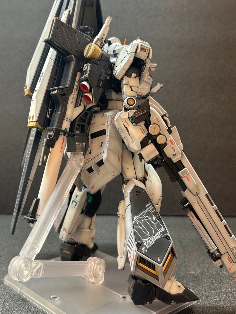 RG νガンダム HWS 全塗装 完成品 - メルカリ