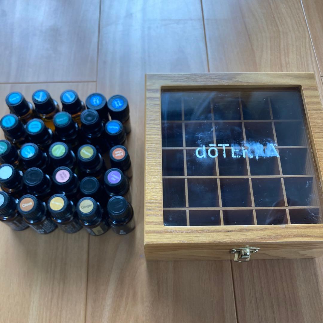 ドテラエッセンシャルオイル 41本セット 木製ボックス付き