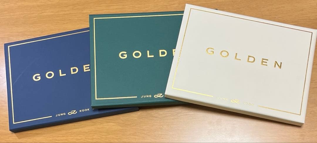JUNGKOOK GOLDEN 3形態セット（青・白・緑）付属品完 - メルカリ