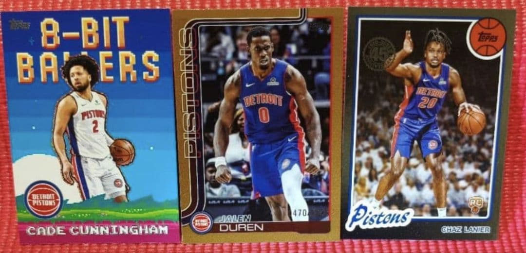 デトロイト・ピストンズ3枚セット 8-Bit /2025シリ Topps NBA - メルカリ