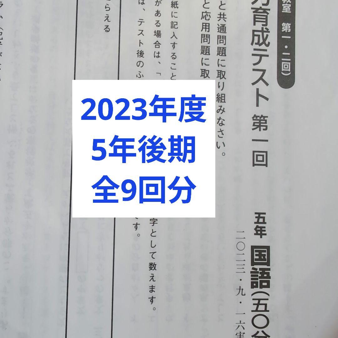 2023年度日能研学習力育成テスト5年後期他全9回分 新品 2024年度日能研学習力育成テスト5年前期 全10回分 - メルカリ