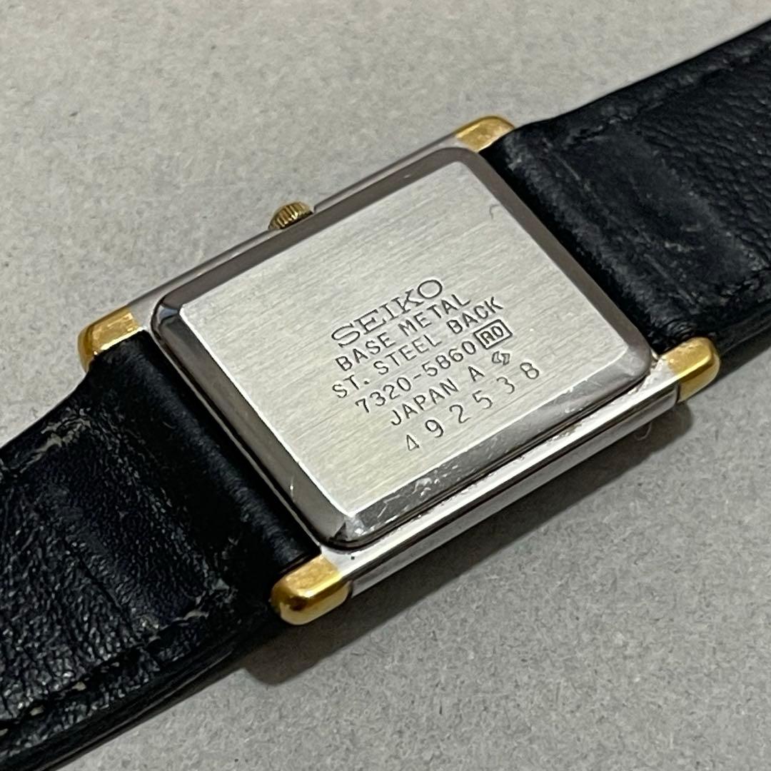 SEIKO スクエア 7320-5860 ヴィンテージ - メルカリ