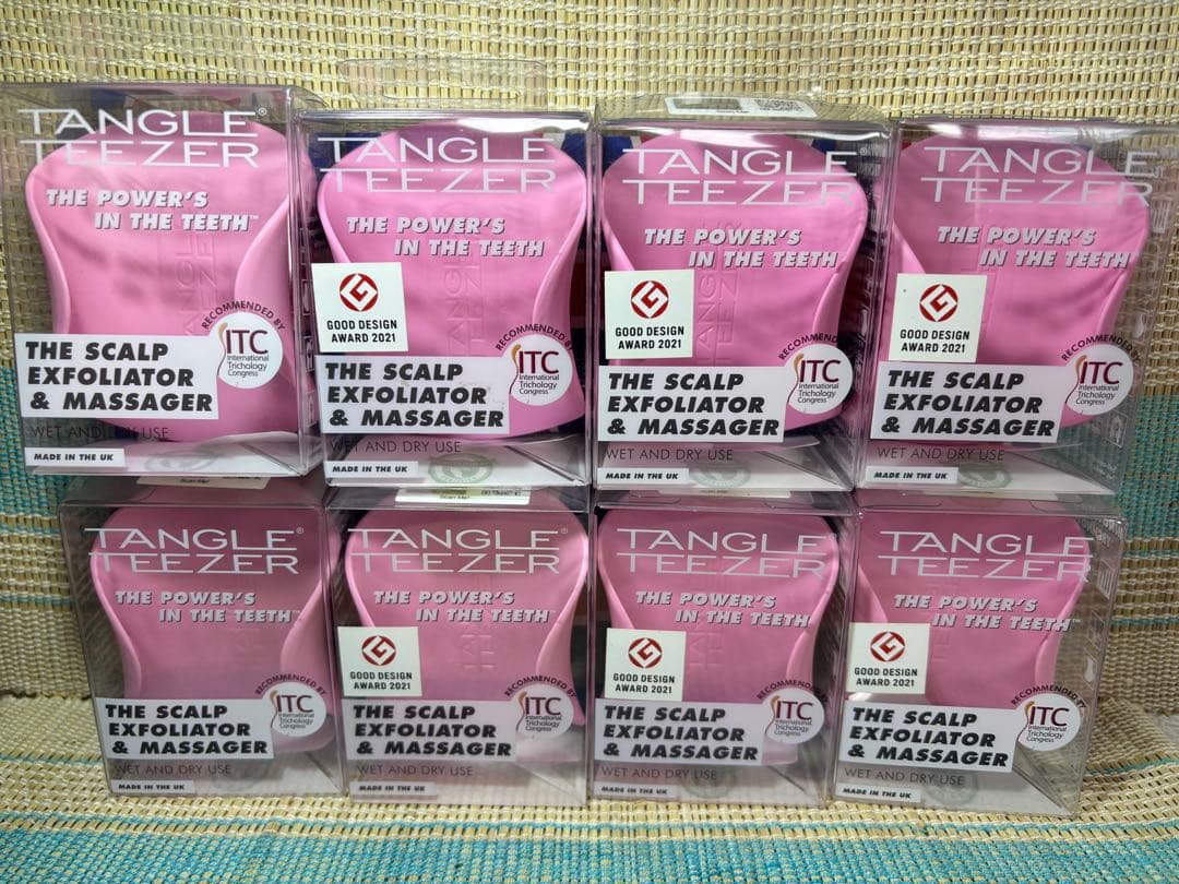 タングルティーザー ザ・スカルプケア スウィートピンク　８個セット ザ・スカルプケア スウィートピンク | 絡まない魔法のヘアブラシ