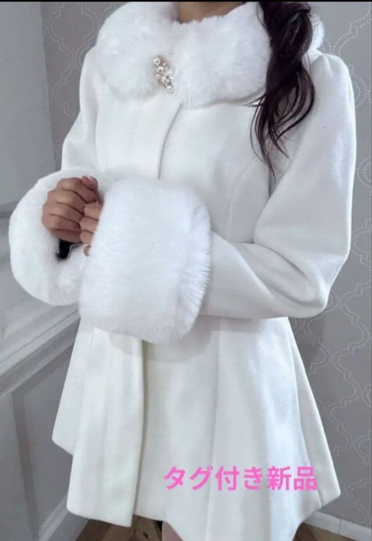 evelyn ビジューコート ホワイトM 量産型 地雷系 ビジューコート｜evelyn（エブリン）公式通販サイト