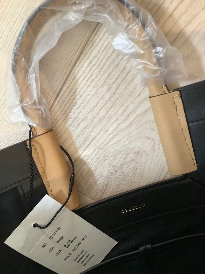 最終価格【新品/¥42,900】 ORSETTOカウレザー トートバッグ