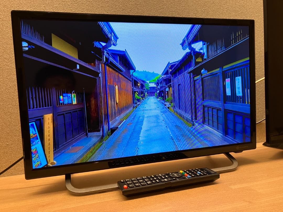 2020年製録画可！ELSONIC 24型500GB内蔵テレビ超極美品!
