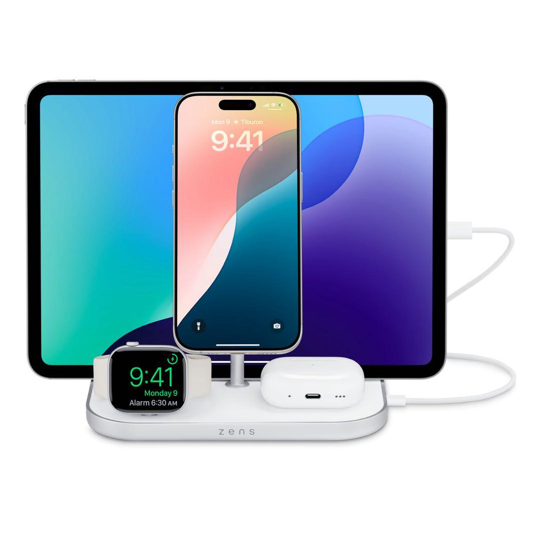 iPadアクセサリー Zens 4-1 Wireless charger Shop 4-1 Wireless Charger | Zens