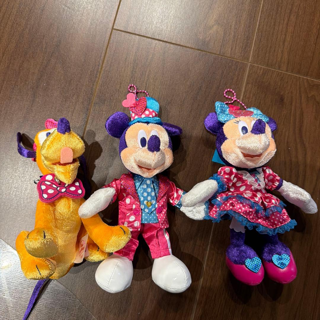 パルパルーザ ミッキー・ミニー・プルート ぬいばセット - メルカリ
