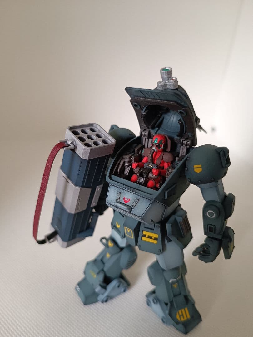 装甲騎兵ボトムズ 全塗装 改修 スコープドッグ オリヤ大尉機 ふたりのモデラーが「スコープドッグ」を“とにかく強く見えるように