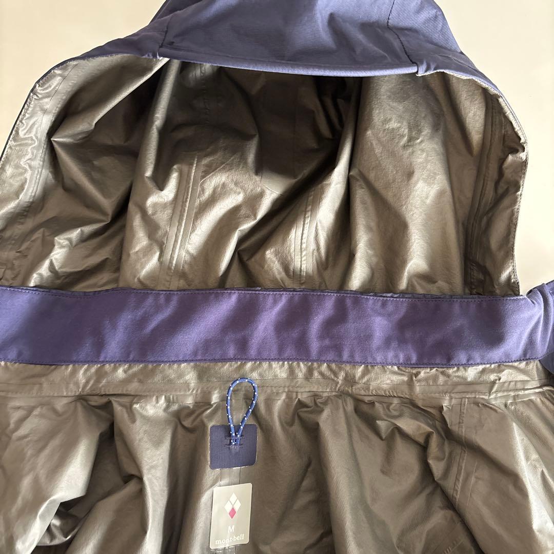 美品mont-bell ゴアテックス トラベル レインコート M 1128622 美品