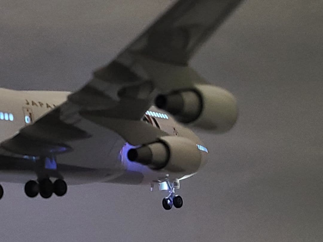 JAL BOEING 747-400 LED仕様 完成品 - メルカリ
