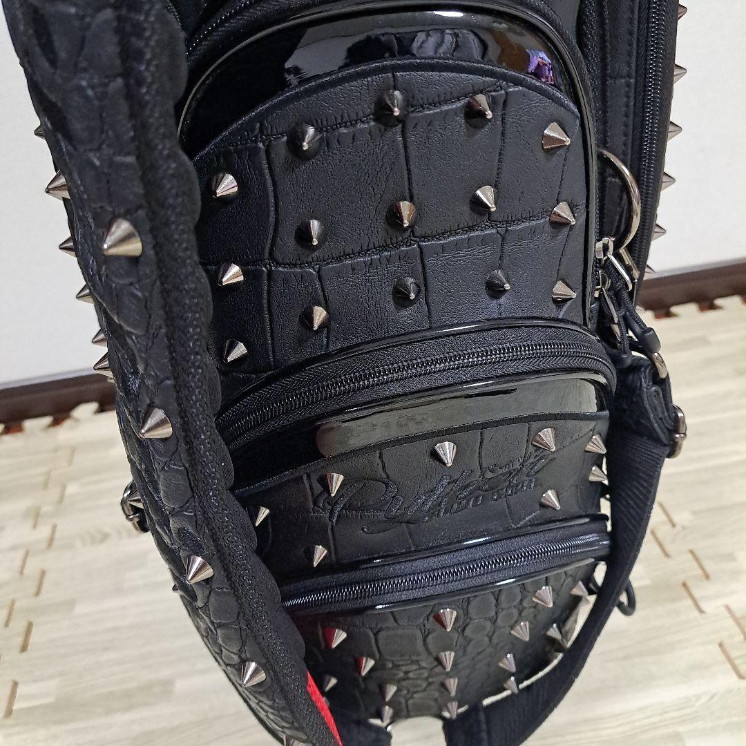 エリートグリップ ゴルフ ブラッククロコ スタッズ キャディバッグ