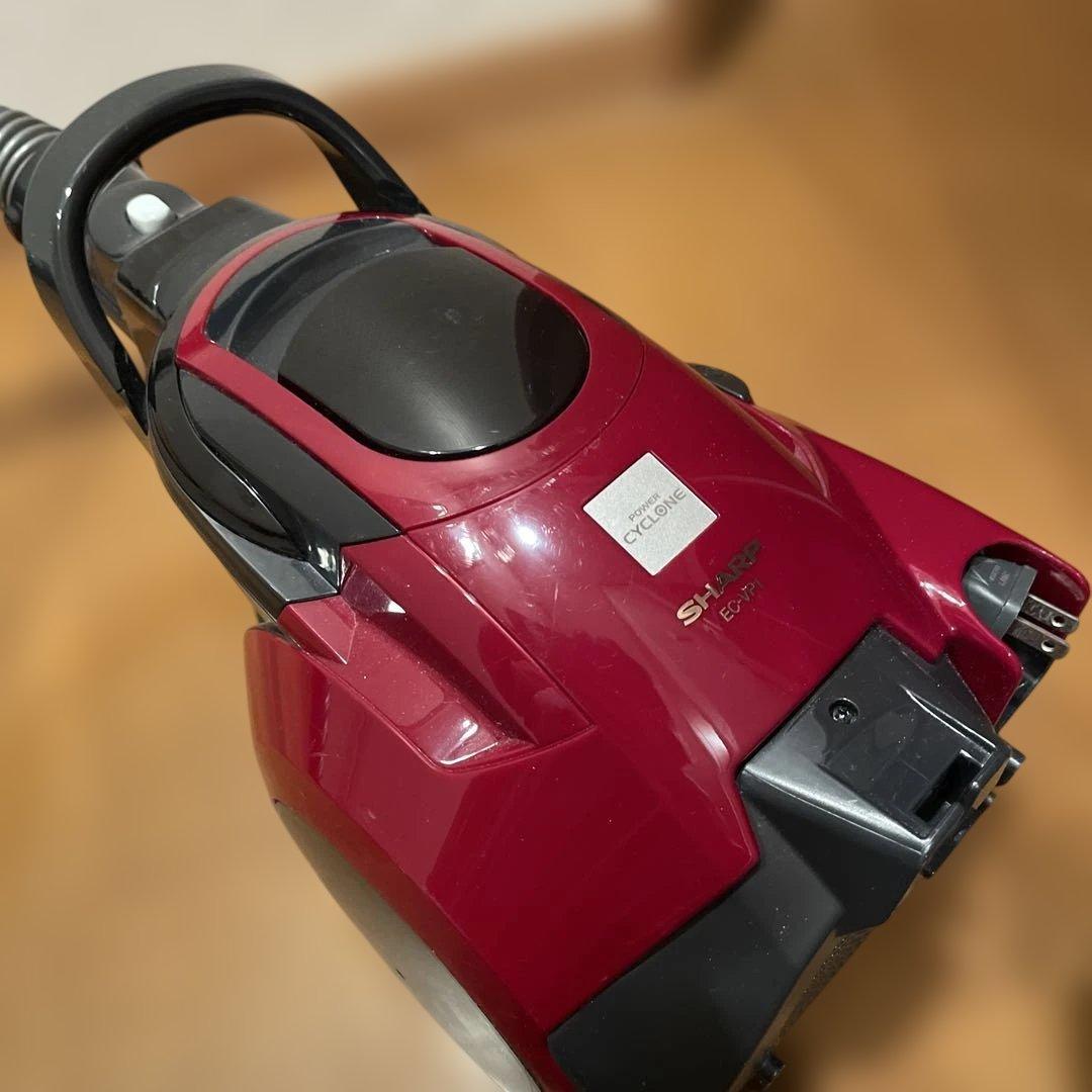 《2023年製》SHARP キャニスター掃除機 赤