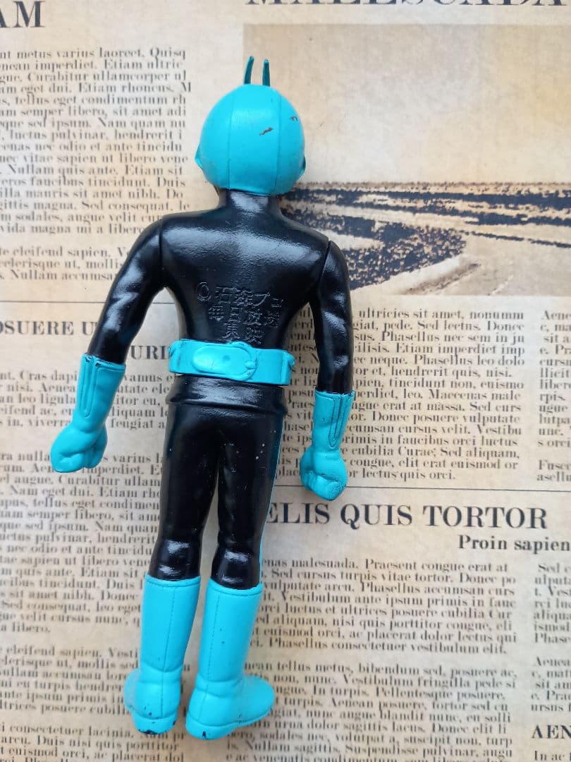 当時物 仮面ライダー ソフビ ポピー 号ライダー - メルカリ