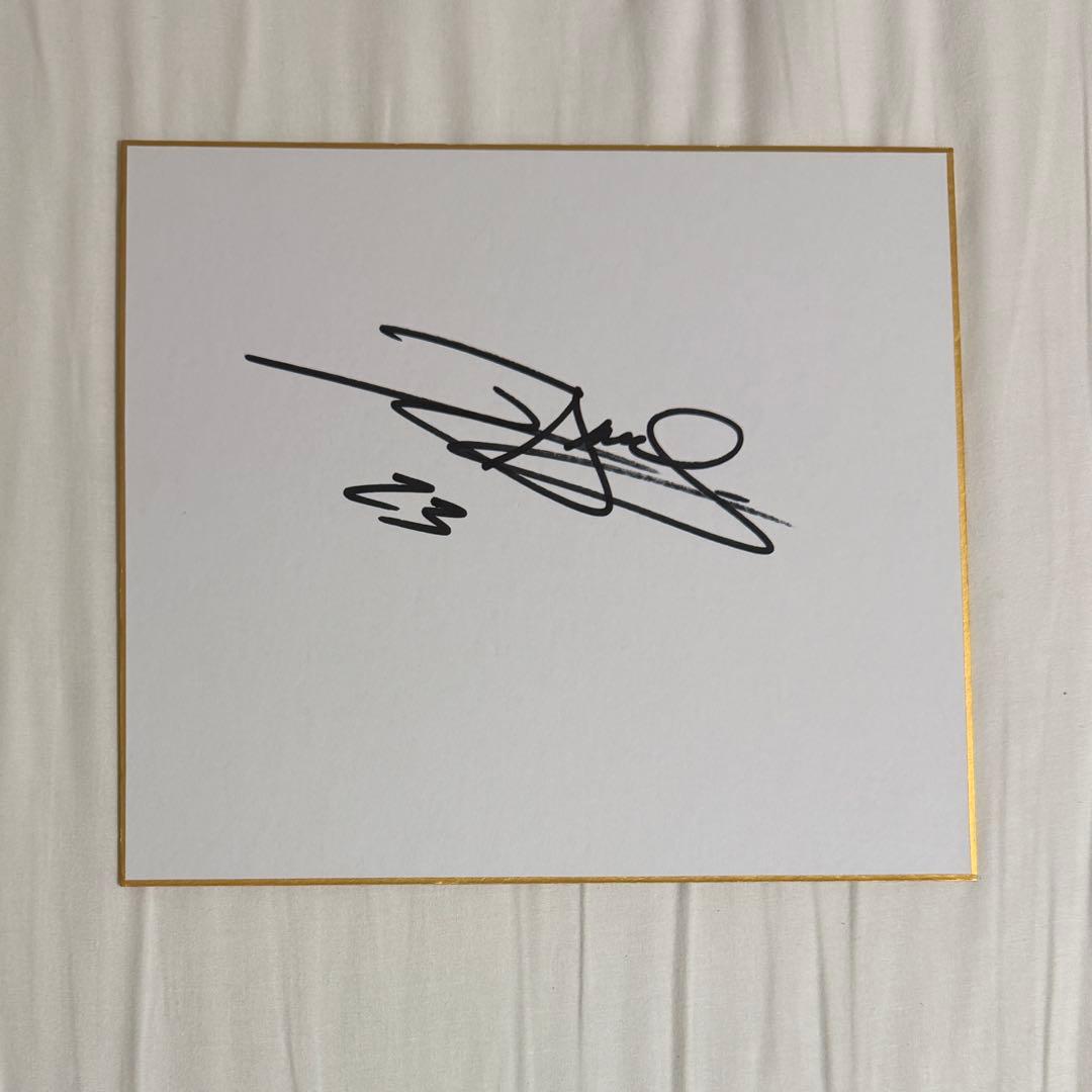 中日ドラゴンズ ミゲル サノー 直筆サイン色紙 - メルカリ