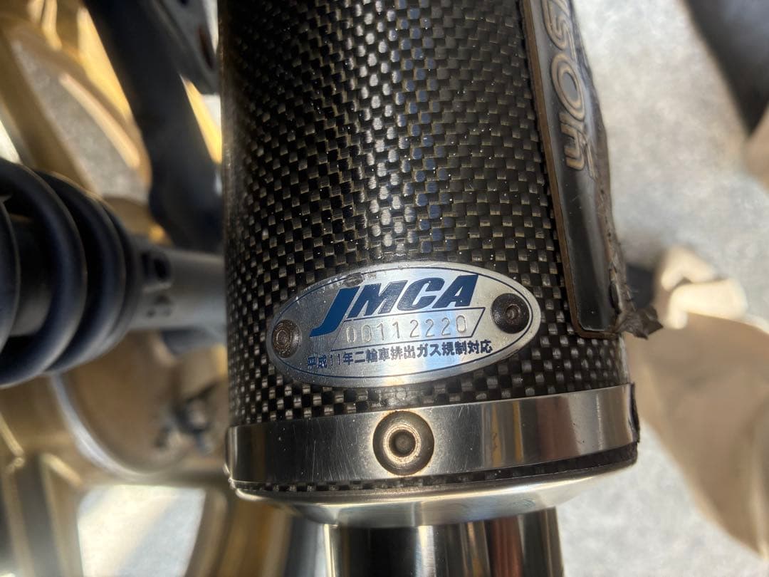 180sx様専用 エイプ100 ヨシムラ チタンマフラー YB125SPにて使用