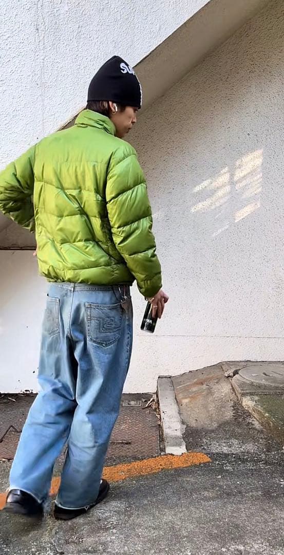 OLD STUSSY ダウンジャケット 黄緑 ステューシー 90s 00s - メルカリ