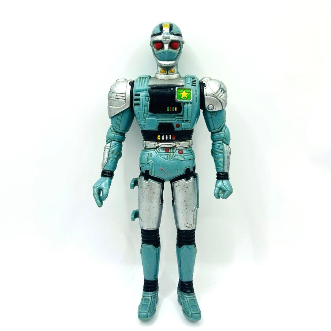 バンダイ 機動刑事ジバン ソフビ 20cm 1989年製 特撮 メタルヒーロー