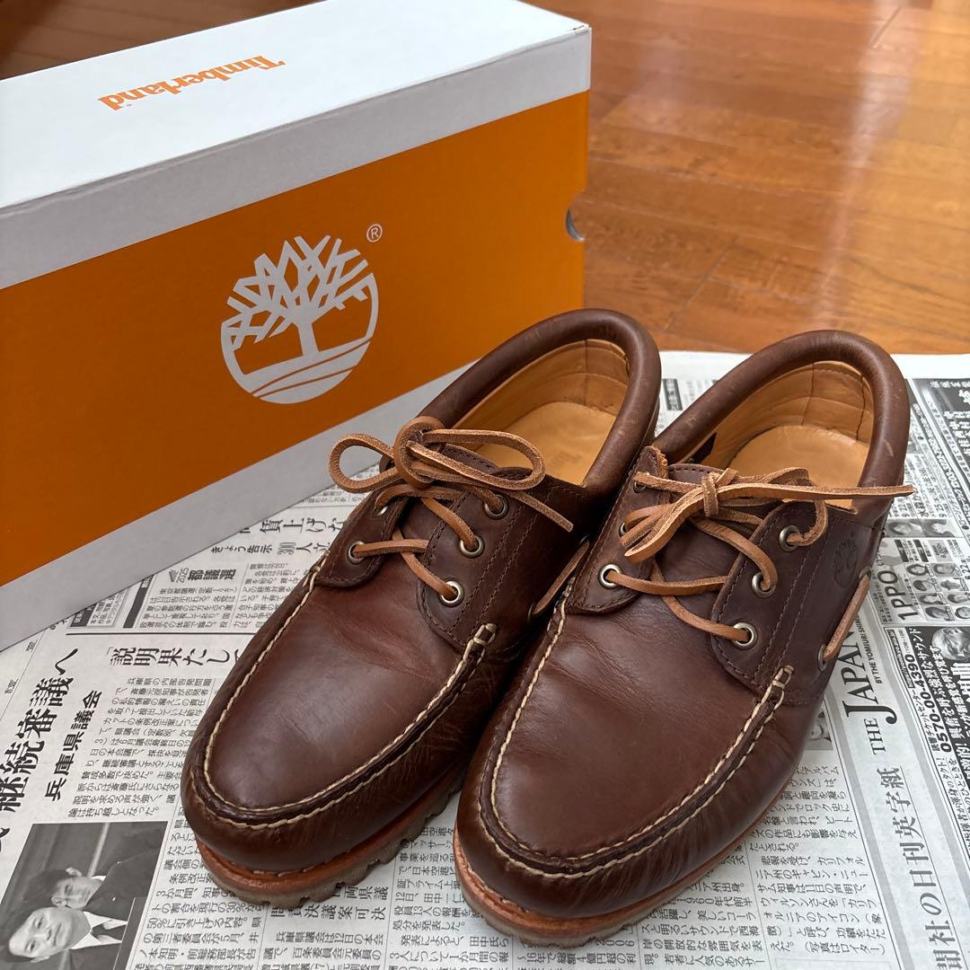 Timberland ブラウン デッキシューズ Timberland（ティンバーランド） デッキシューズ メンズ クラシック