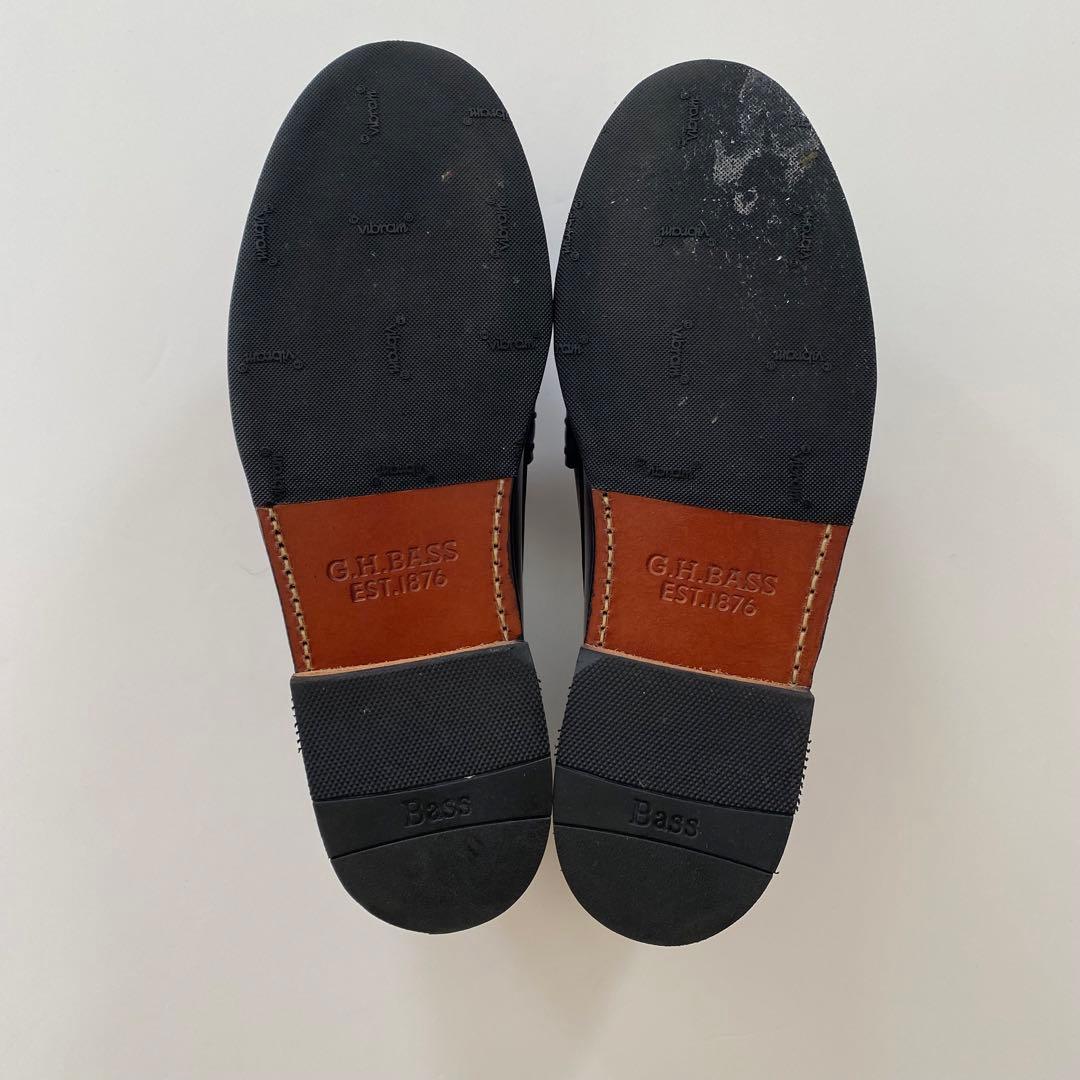 未使用 G.H.BASS ローファー weejuns バーガンディ　us7.5
