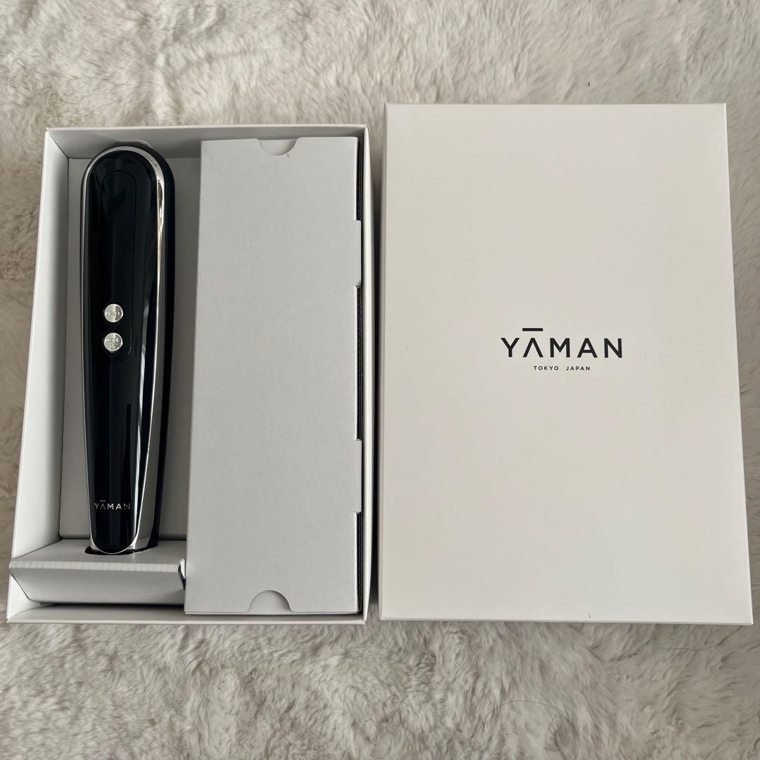 【美品】YAMAN キャビスパ360 美容器 キャビスパ360ブラック 美顔器 スリムデザイン YA‐MAN（ヤーマン