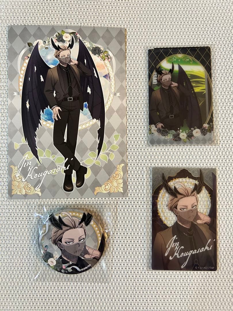 桃源暗鬼 天使 悪魔 皇后崎 迅 缶バッジ 特典 クリアカード 3枚セット