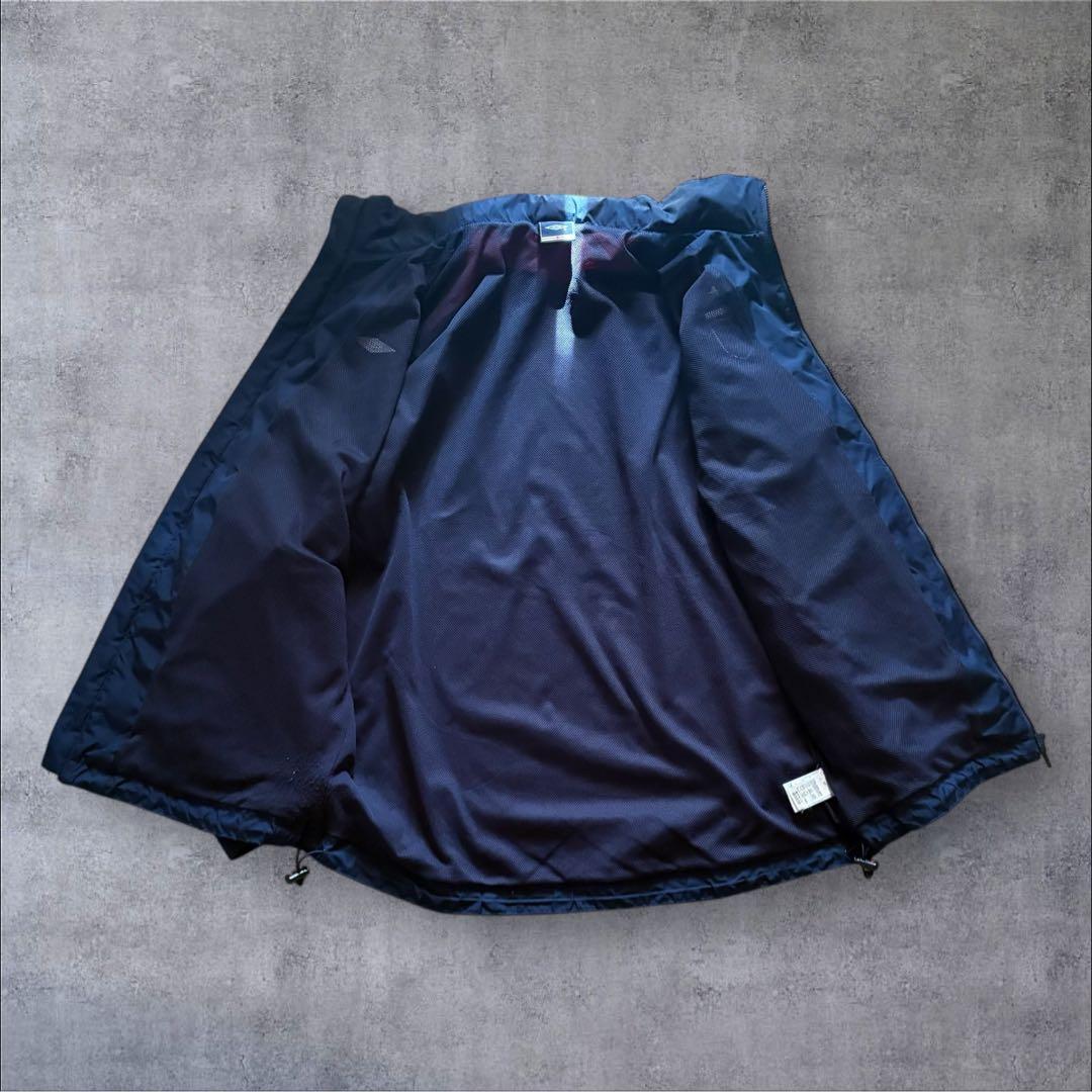 O22】UMBRO×イングランド代表刺繍ナイロンジャケットLネイビー×赤×白