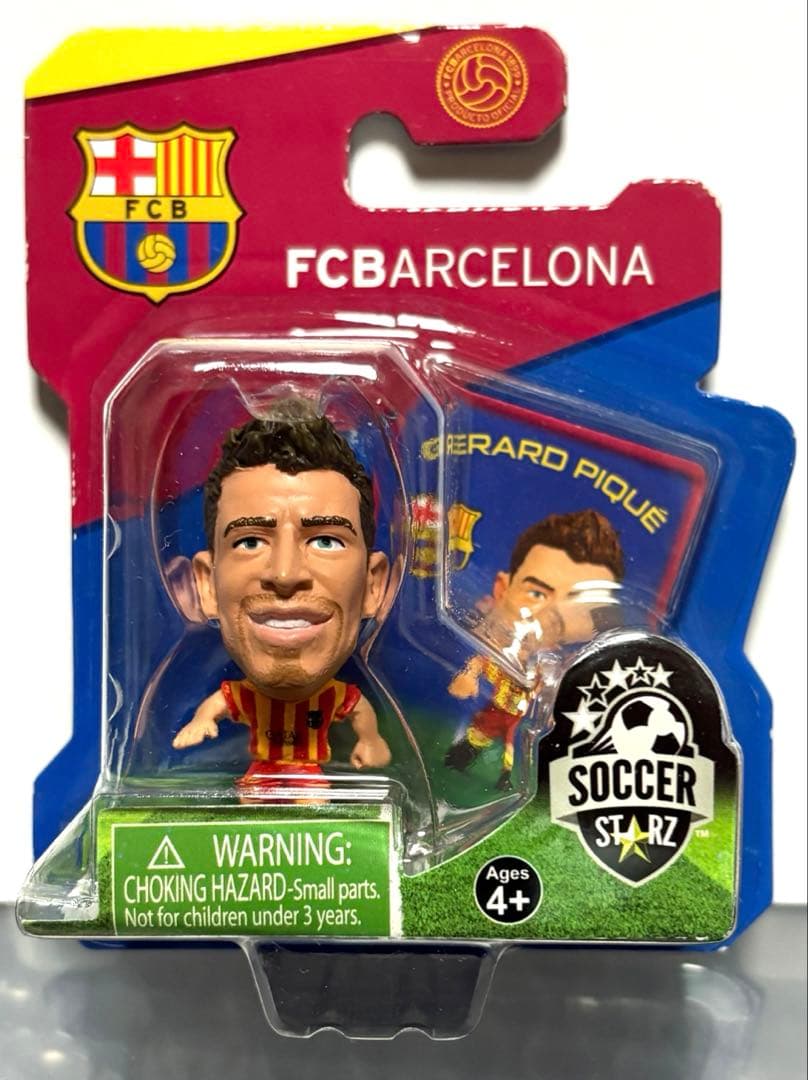 激レア【サッカースターズ　限定生産】ピケ　バルセロナ　アウェイ　美品 ピケが現役引退！ ラストマッチはトレカにならず！【ニュース