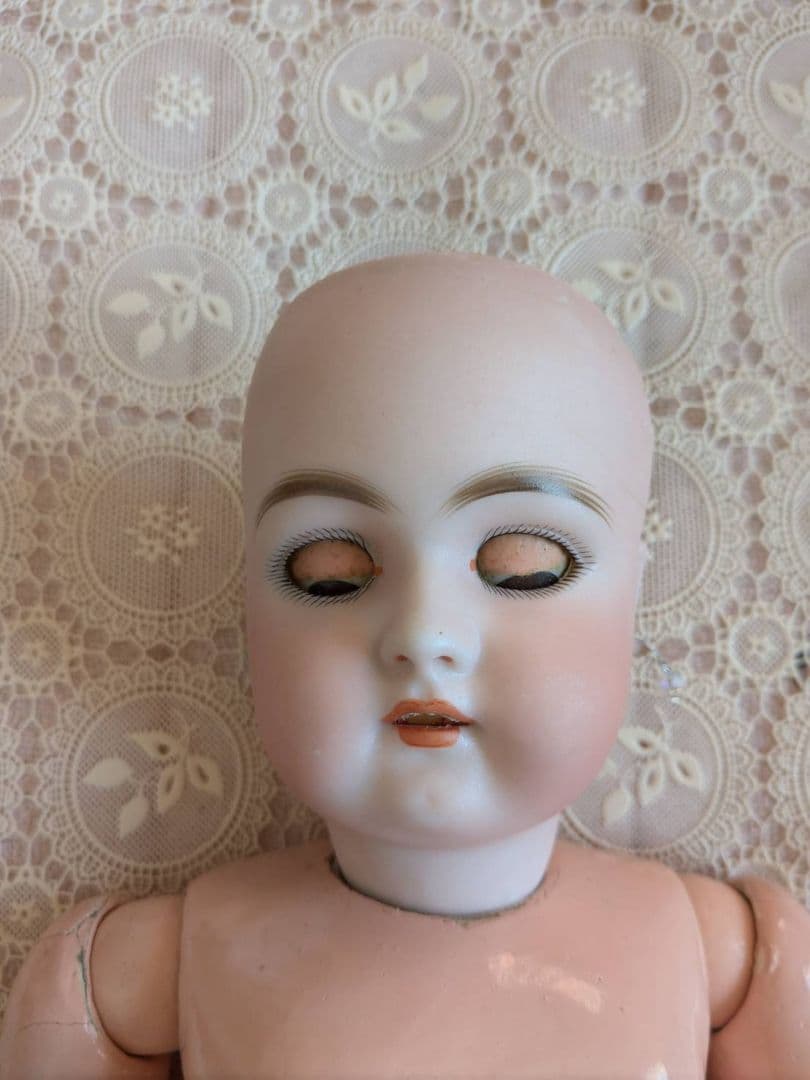 アンティークビスクドール ドイツの子 ハンドベルク - メルカリ