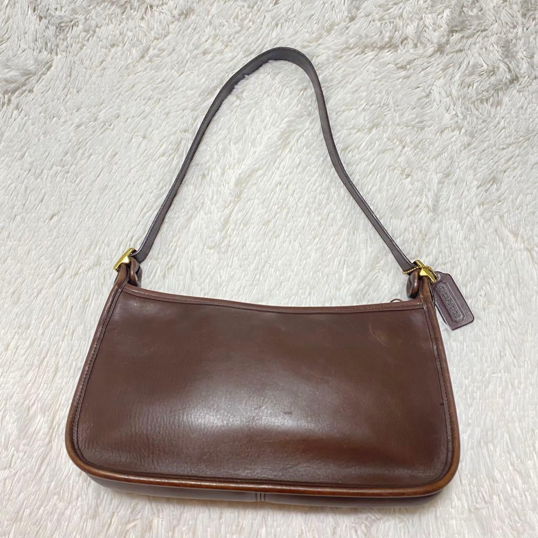 90s COACH オールドコーチ 肩掛け 9071 ショルダーバッグ ブラウン