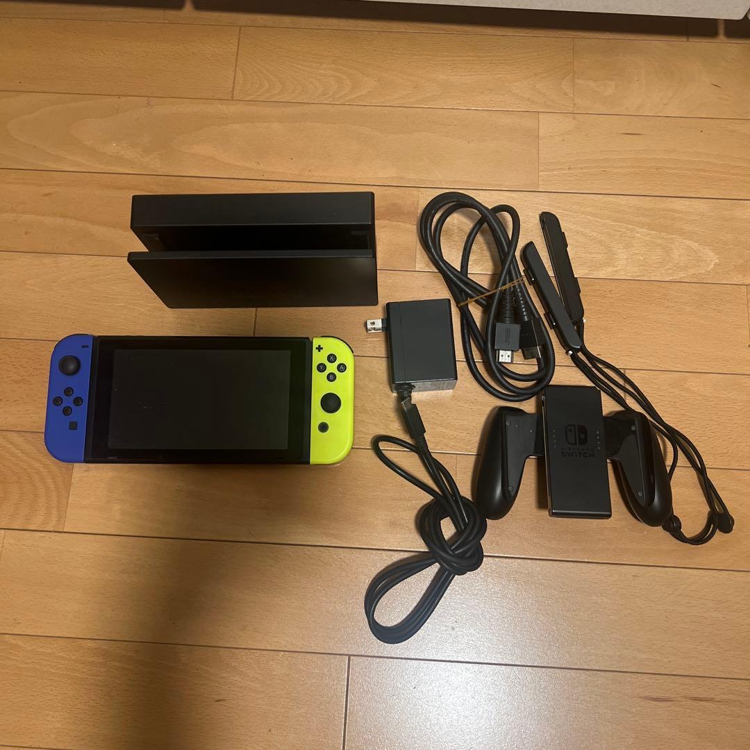 Nintendo Switch 本体 周辺機器1式付き Nintendo Switch（有機ELモデル） Joy-Con(L) ネオンブルー/(R) ネオン