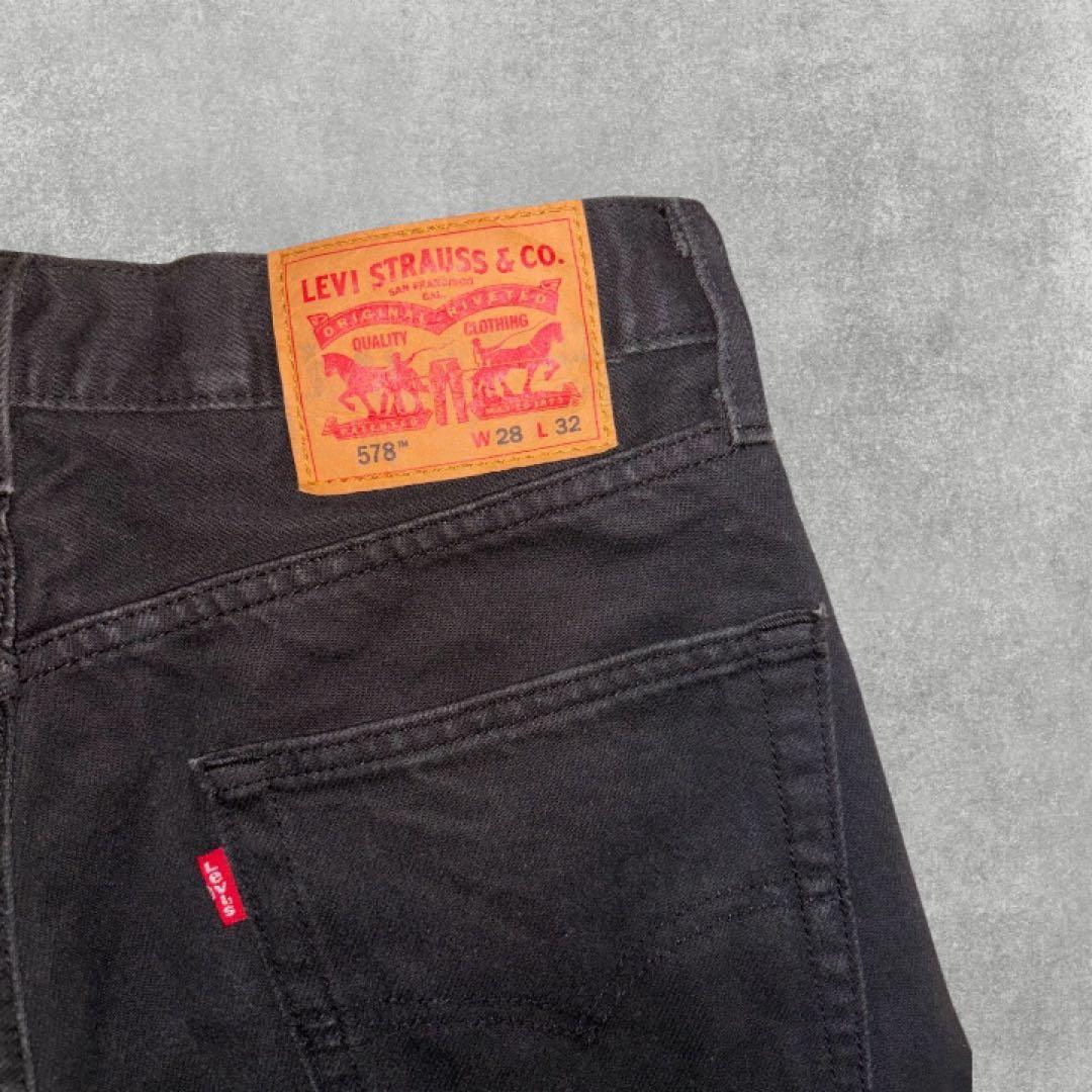 リーバイス578 黒 W28 L32 - メルカリ