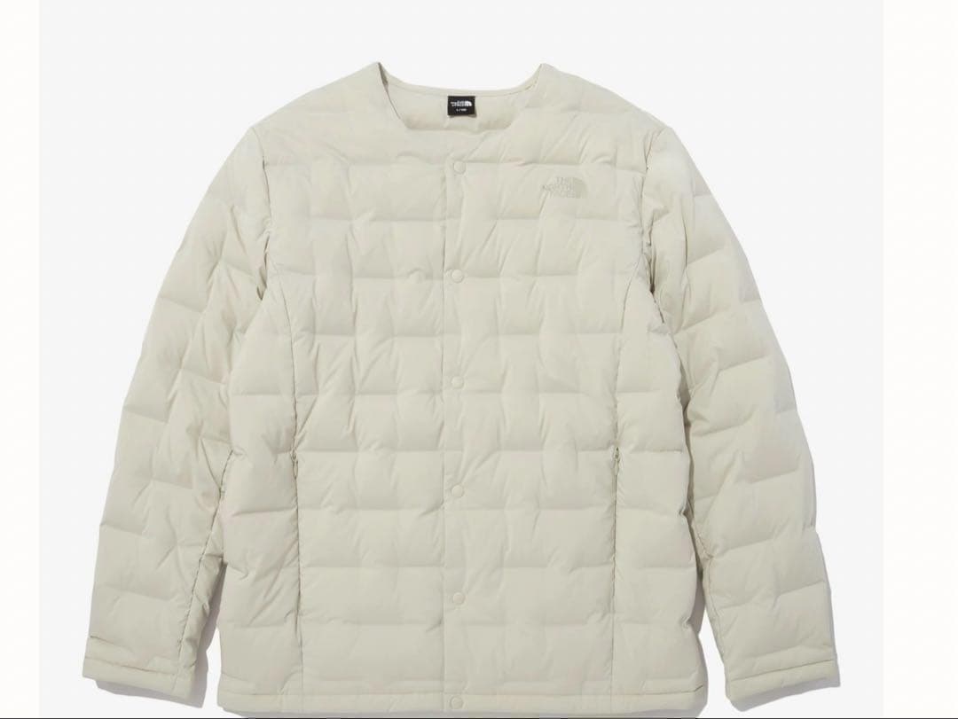 新品⭐️ノースフェイス チューブダウンカーディガン ベージュXL 韓国