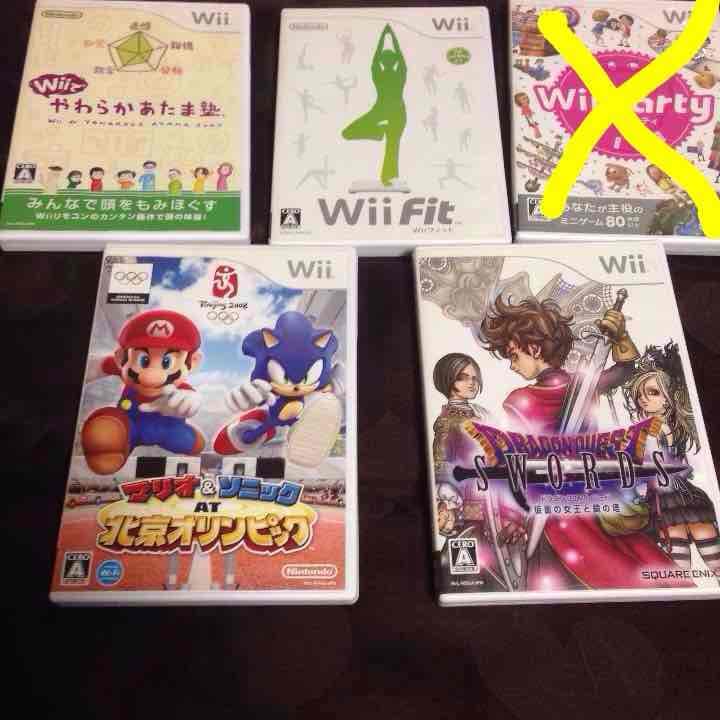 wii カセット Wiiカセット四個セット - メルカリ