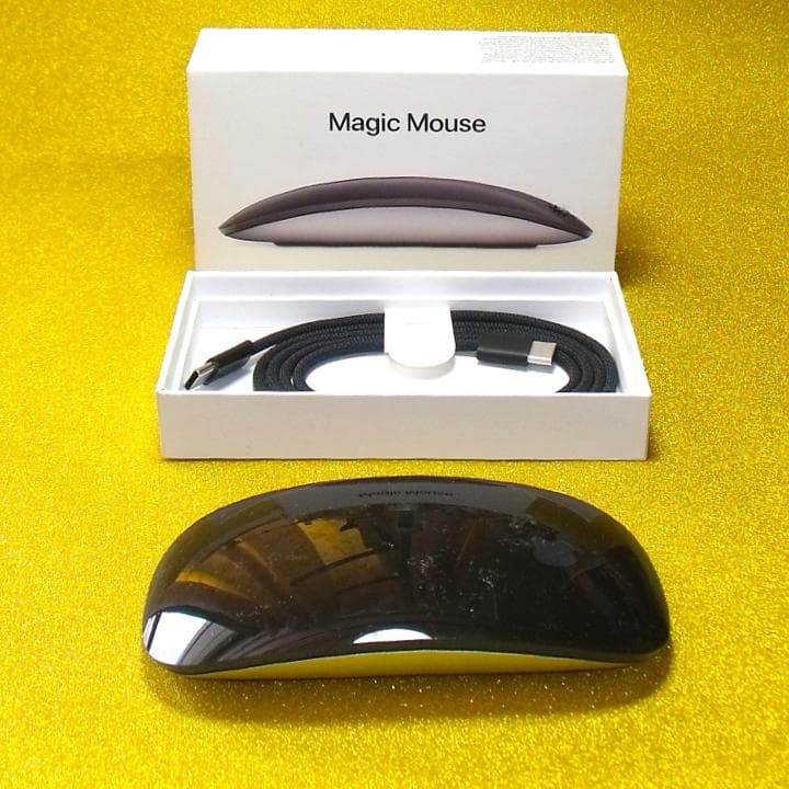 Magic Mouse(USB-C)A3204-black 最新マジックマウス黒