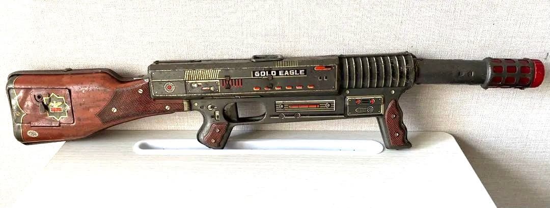 ゴールデンイーグル（モダントイズ）ブリキ製マシンガン 日本製 1960年代 mokei-paddock_802259