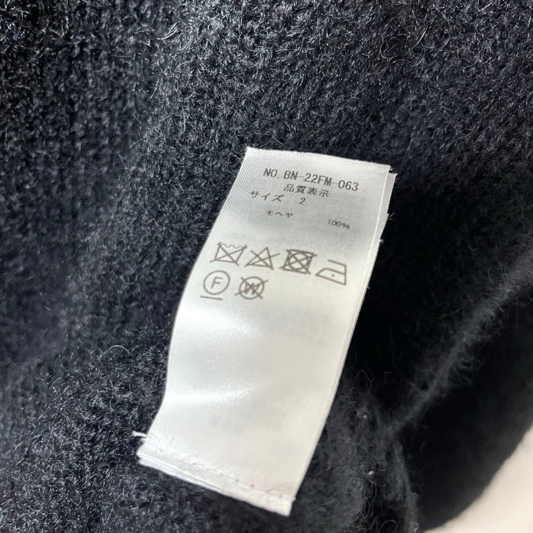 《BATONER / バトナー》PURE MOHAIR CREW NECK 2