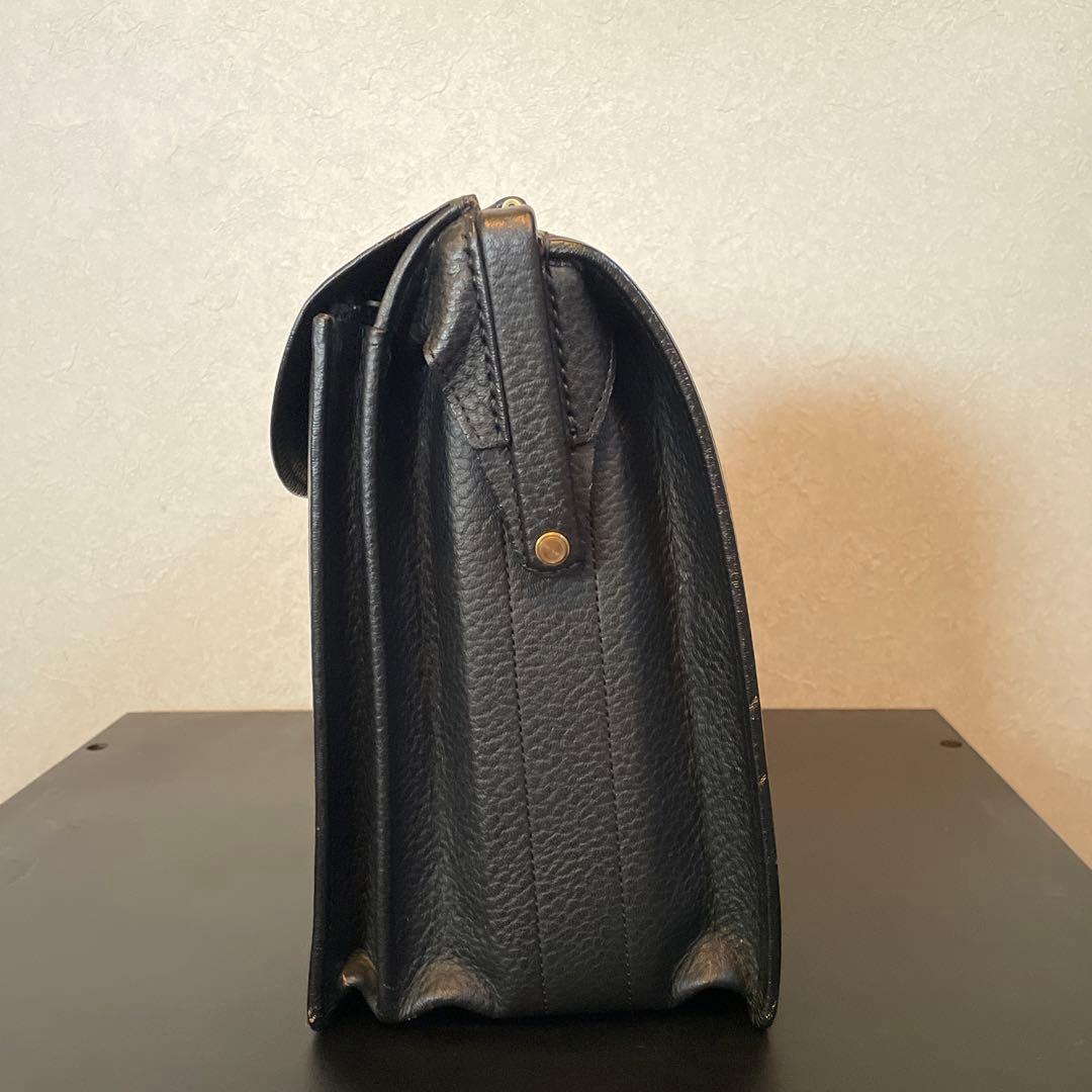 銀座 タニザワ GINZA TANIZAWA ブラックバッグ ダレスバッグ - メルカリ