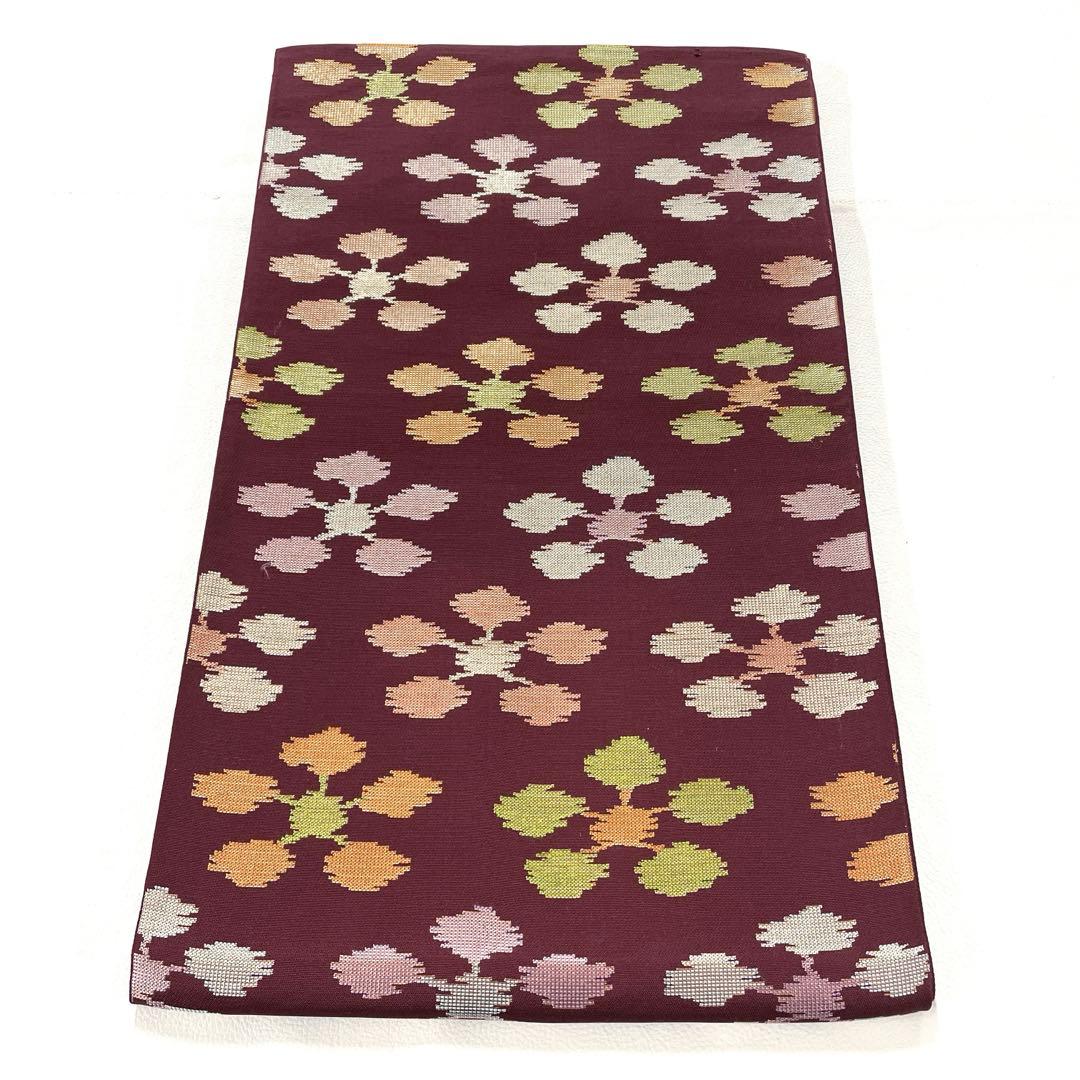 帯65170 ○高級 正絹 利休文 六通 袋帯 - メルカリ