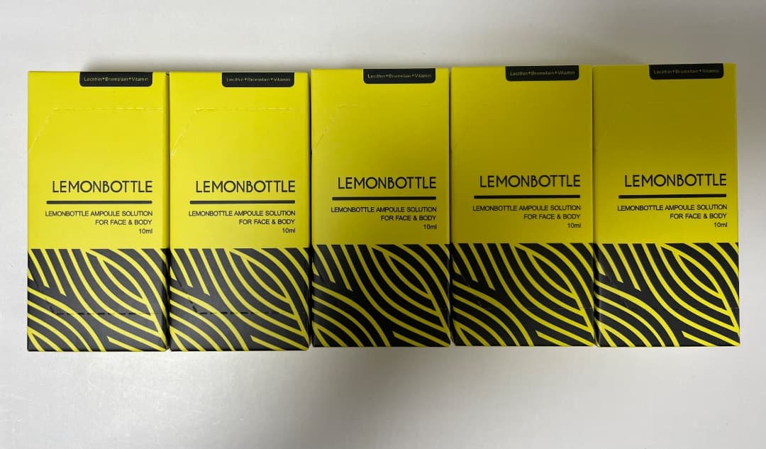 【即日発送】リピ　レモンボトル10ml 5本ホームケアキットプレゼント リピ数量限定レモンボトル10ml 5本ホームケアキットプレゼント K リピ