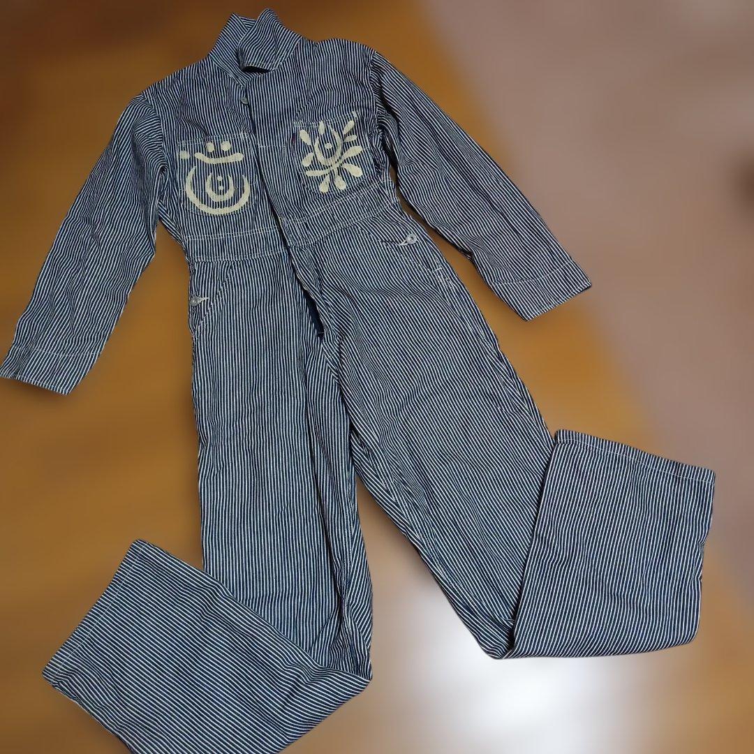 エヴィス　つなぎ EVISU(エヴィス) / つなぎ/オールインワン/40/デニム/IDG/1200/裾