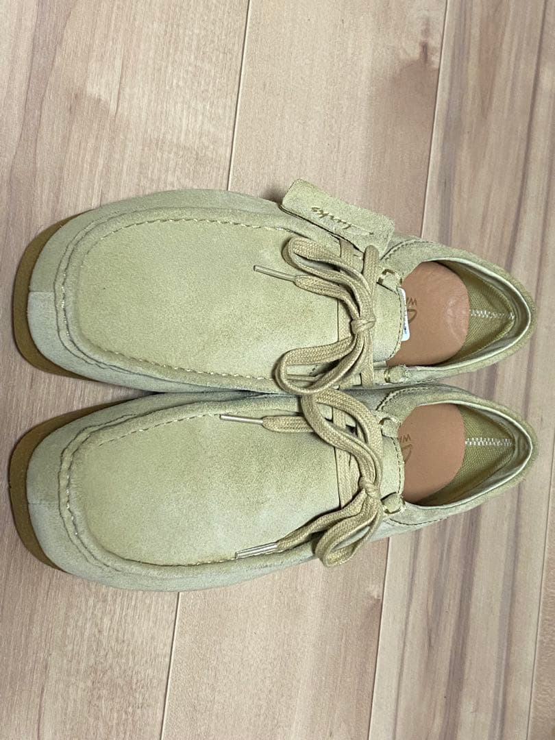 クラークス　ワラビー　エボーウォータープルーフ　26.5cm メープルスウェード