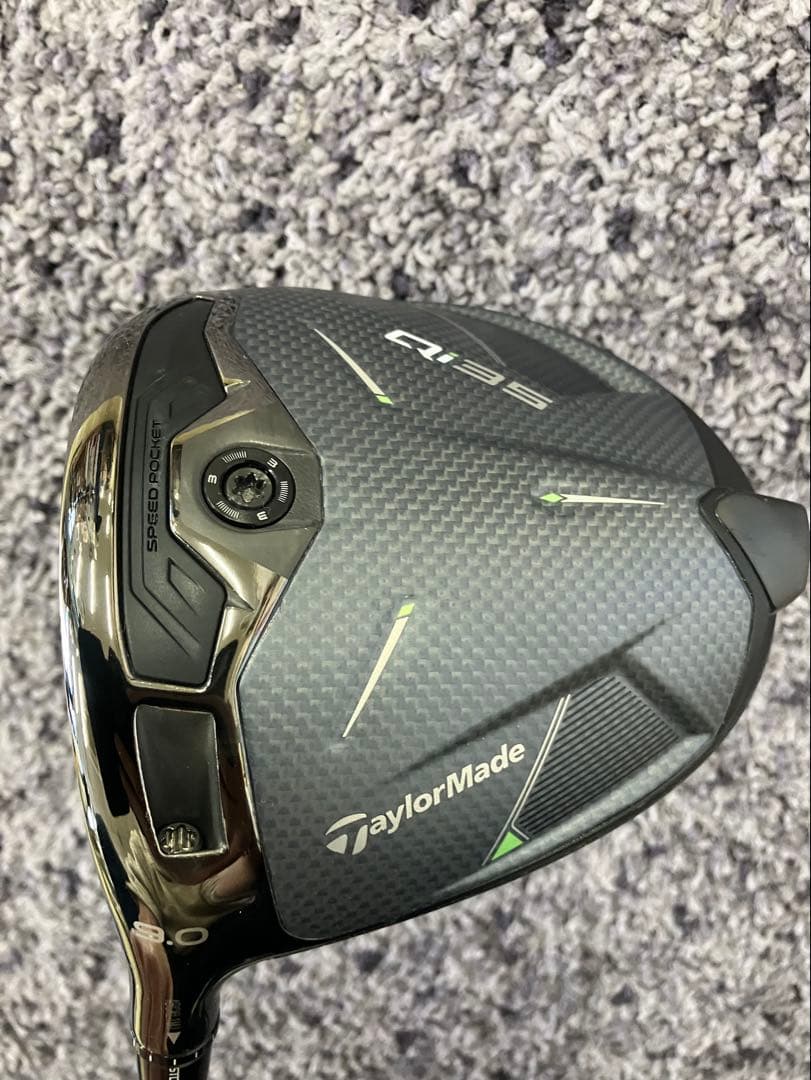 レフティ美品テーラーメイドQI35 9° ディアマナシルバーTM 55-S TaylorMade（テーラーメイド） レフティ Qi35 ドライバー ディアマナ