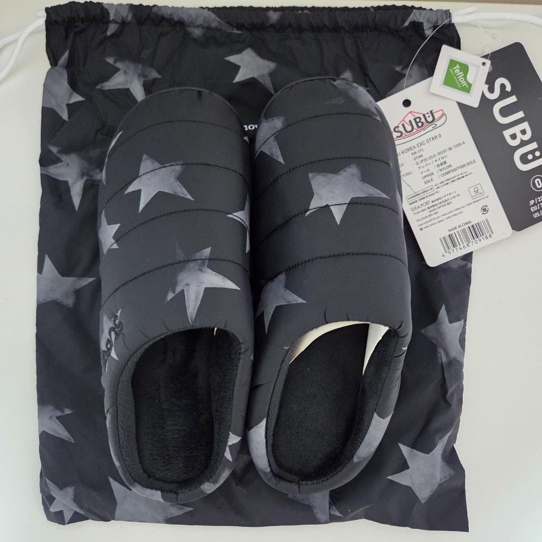 韓国限定 SUBU 22-23.5 スター 星柄 サンダル 冬 新品未使用 - メルカリ