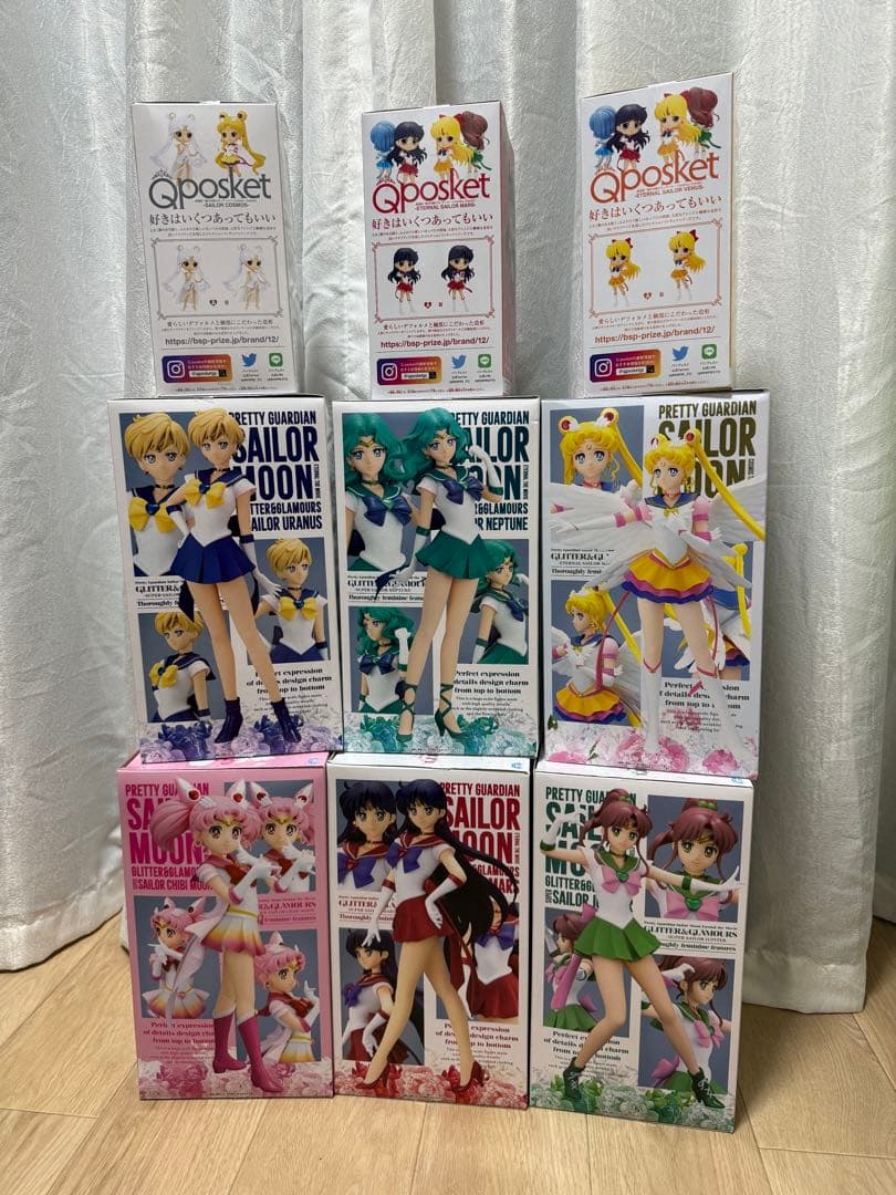 セーラームーンQposket & Glitter&Glamours 9体セット - メルカリ