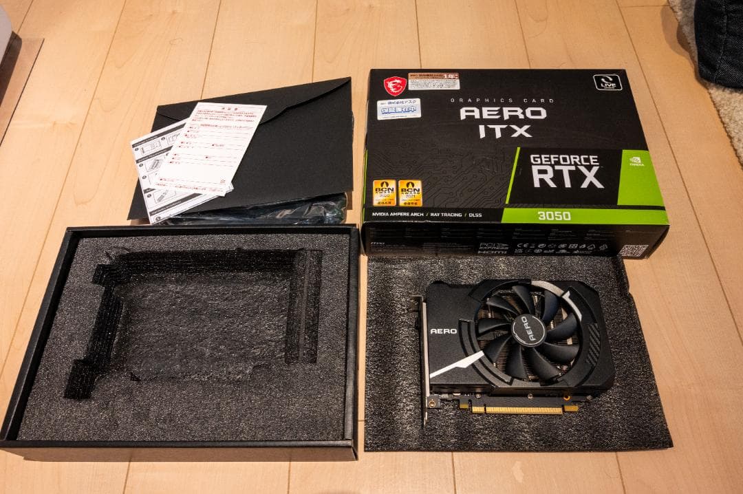グラフィックボード・グラボ・ビデオカード MSI AERO ITX GeForce RTX 3050 Amazon | MSI GeForce RTX 3050 AERO ITX 8G グラフィックスボード