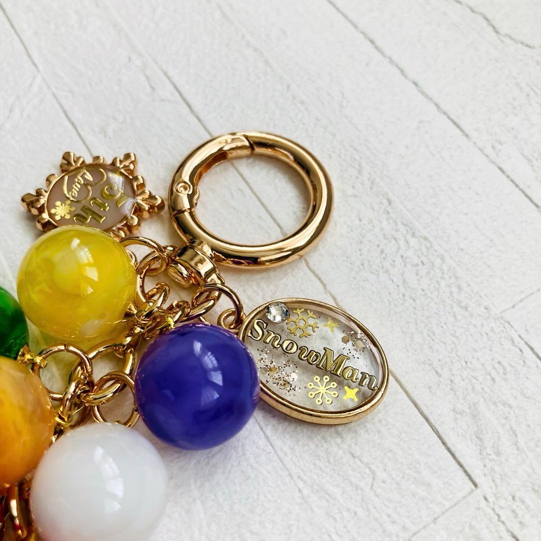 Luna様専用ページ SnowMan名入れチャーム レジンキーホルダー5点の通販