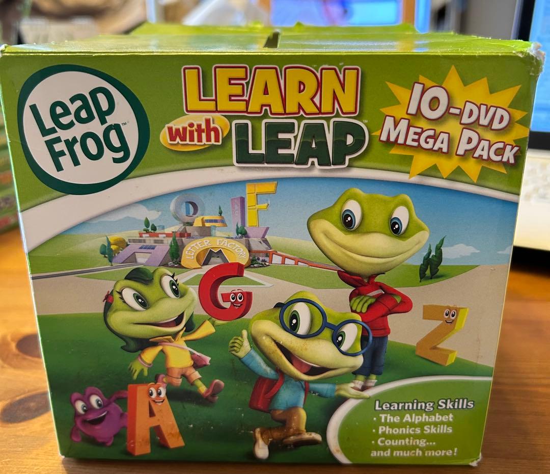 英語教材　Leapfrog 10-Dvd Mega Pack 1枚紛失 楽天市場】Leapfrog LEARNwithLEAP 10-Dvd Mega Pack リープフロッグ